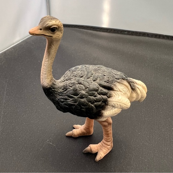 Schleich OSTRICH Couple family Adult Figure Animal Bird 2009 Retired - Picture 3 of 8